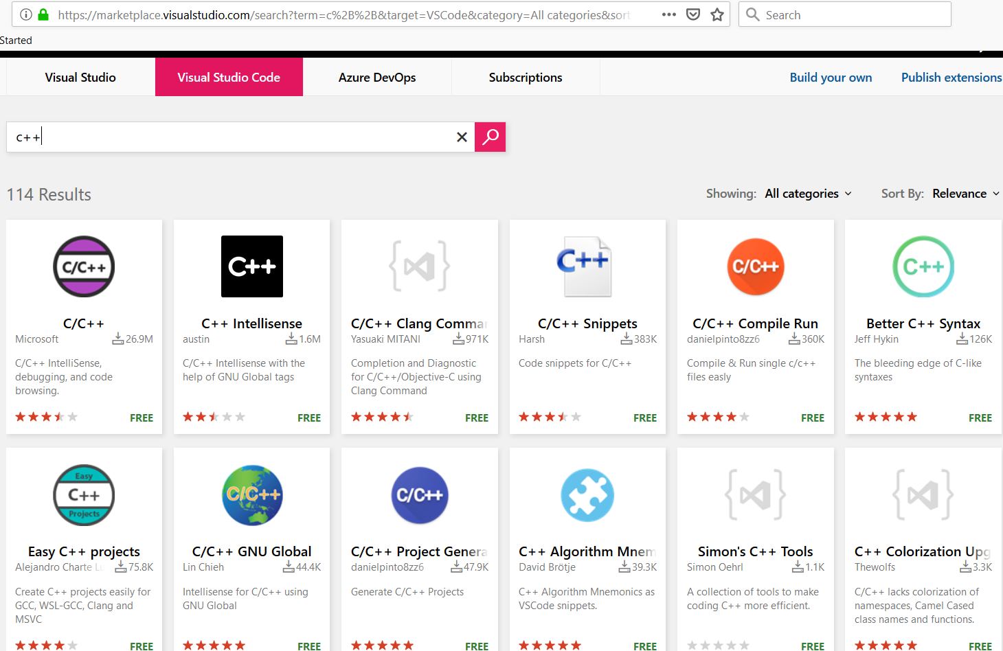 Visual Studio Code - C++ - Marketplace Visual Studio Code - C++ - Marketplace