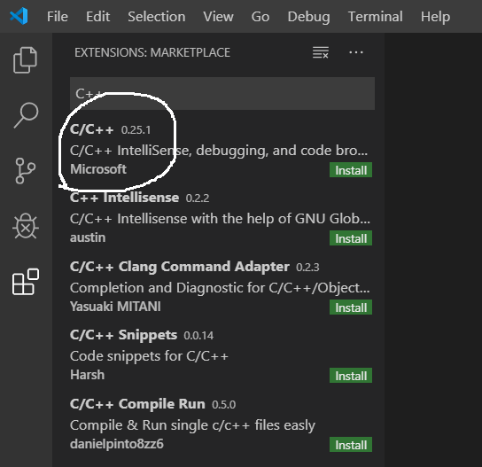 VSCode - C++ - Extensions