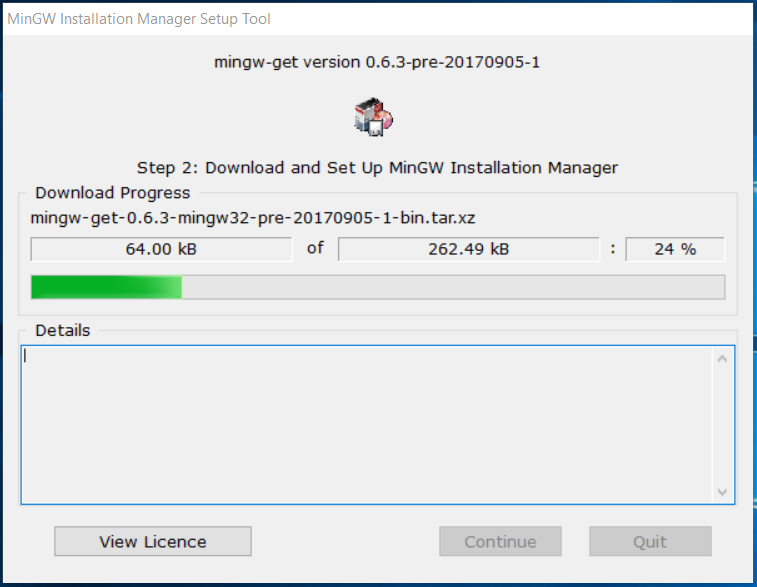 MinGW Installation MinGW Installation
