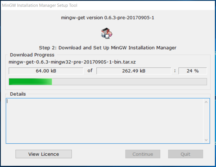 mingw get