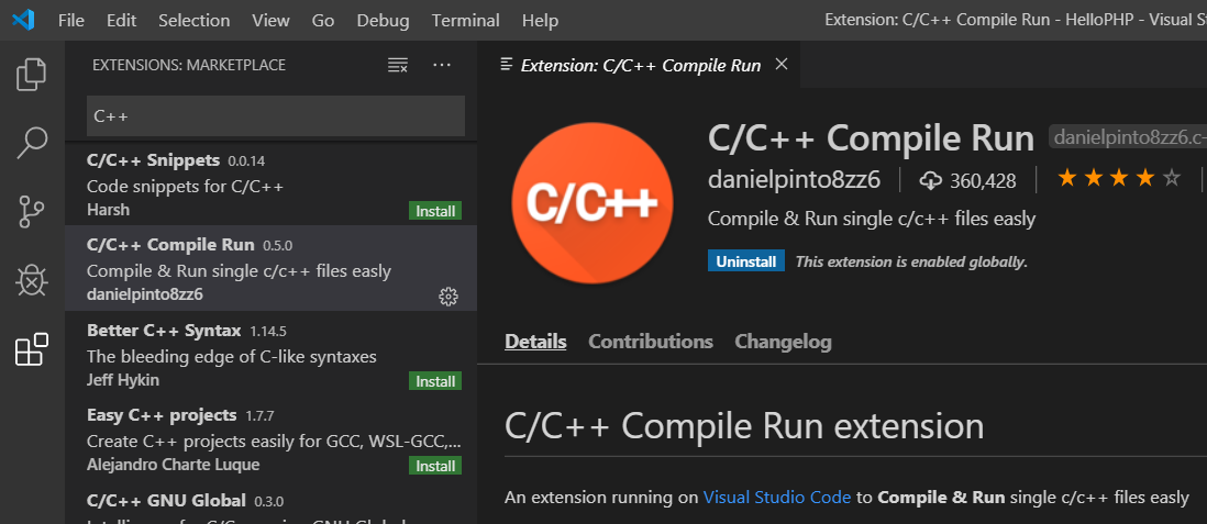 VSCode - C++ - Compile Run