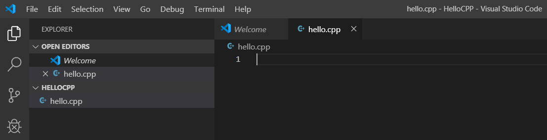 VSCode - C++ - File View