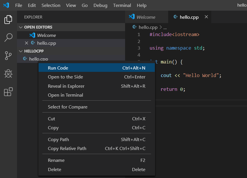 VSCode - C++ - Run