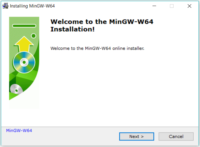 MinGW-W64 Welcome