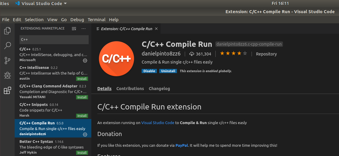 VSCode - C/C++ - Compile - Run