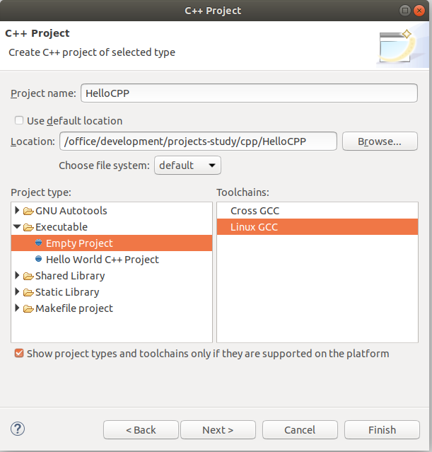 Eclipse - C/C++ - Project Settings