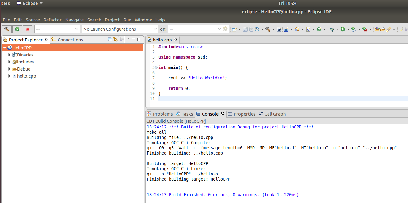 Eclipse - C/C++ - Build Results Eclipse - C/C++ - Build Results