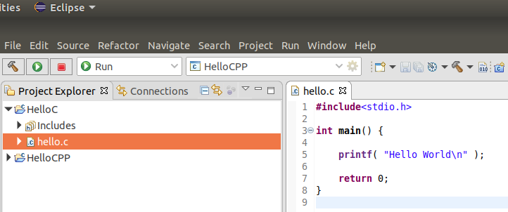 Eclipse - C - Program