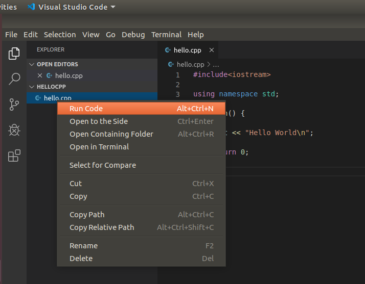 VSCode - C/C++ - File Run