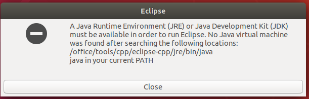 Eclipse - C/C++ - Missing Java