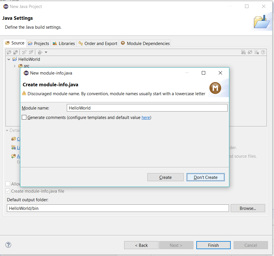 Eclipse for Java - Project Module Eclipse for Java - Project Module