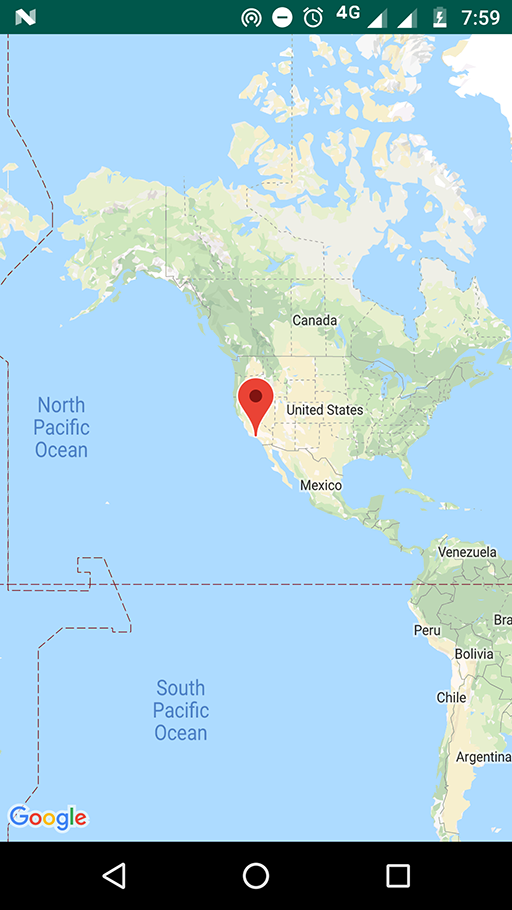 Android - Google Maps - Output
