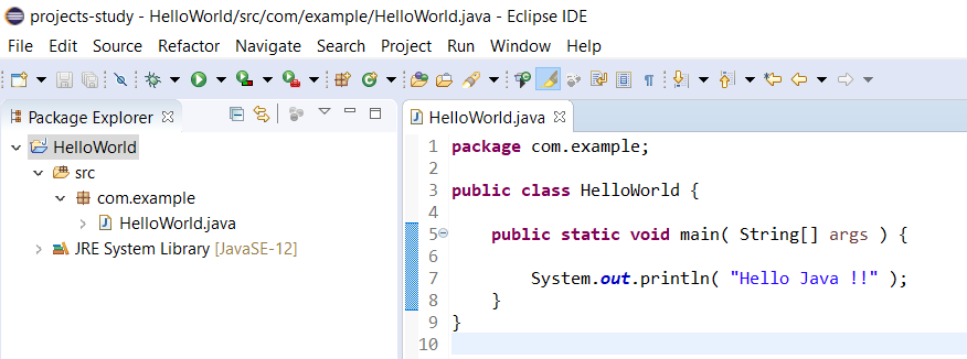 Eclipse for Java - Class Updated