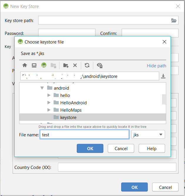 Android - Google Maps - Create Keystore Android - Google Maps - Create Keystore