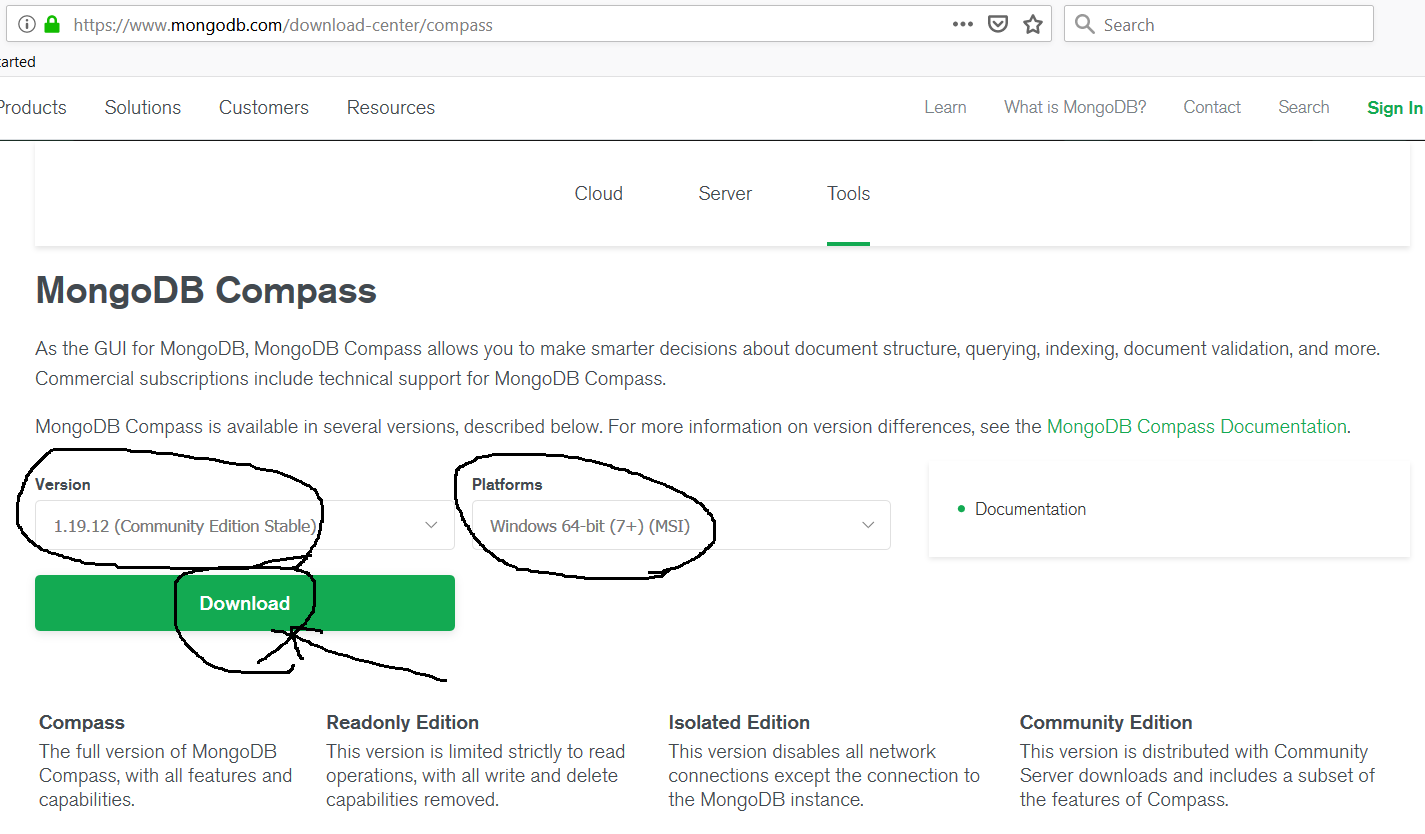 mongodb compass install ubuntu 20.04