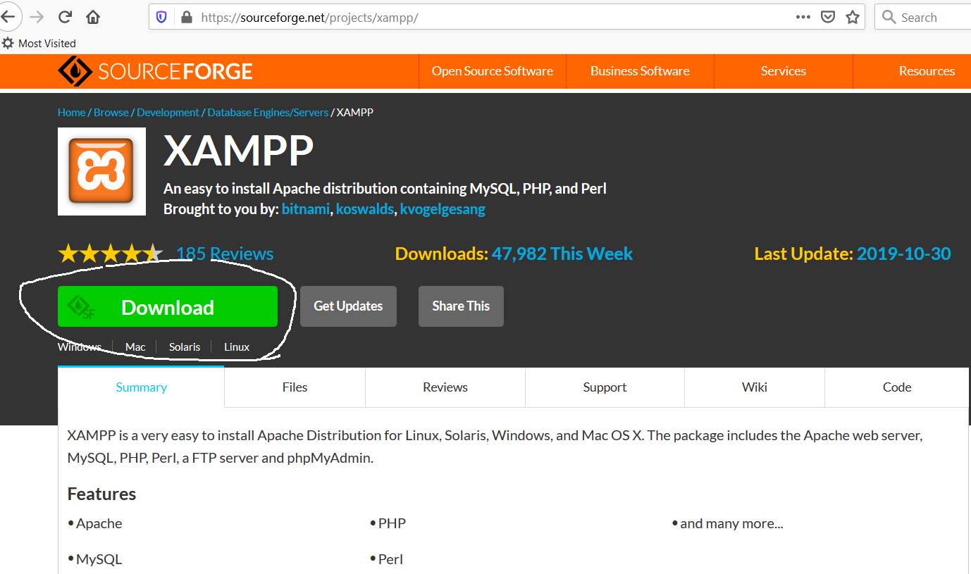 download xampp php 7 for windows 10 64 bit