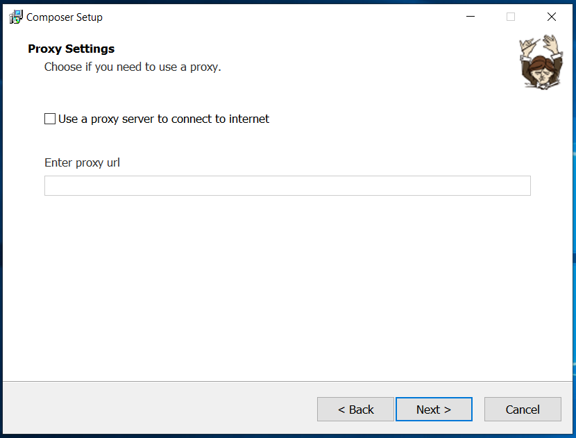 Composer Proxy Settings