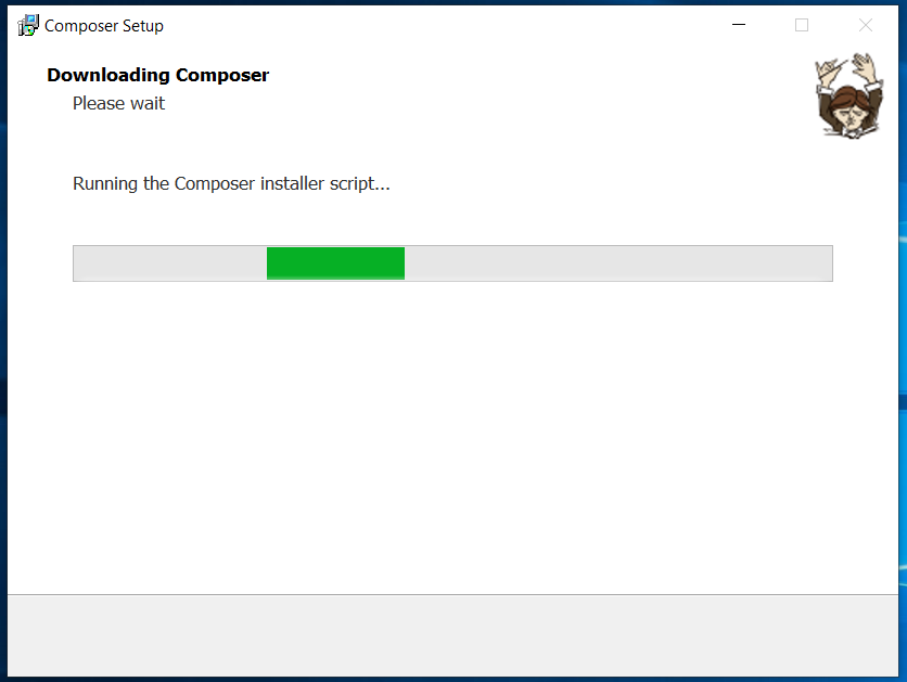 Composer Install Progress