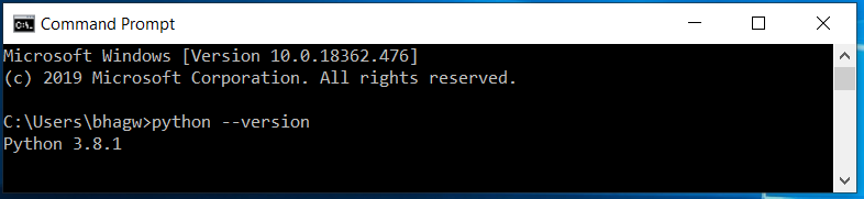 Python CMD Python CMD