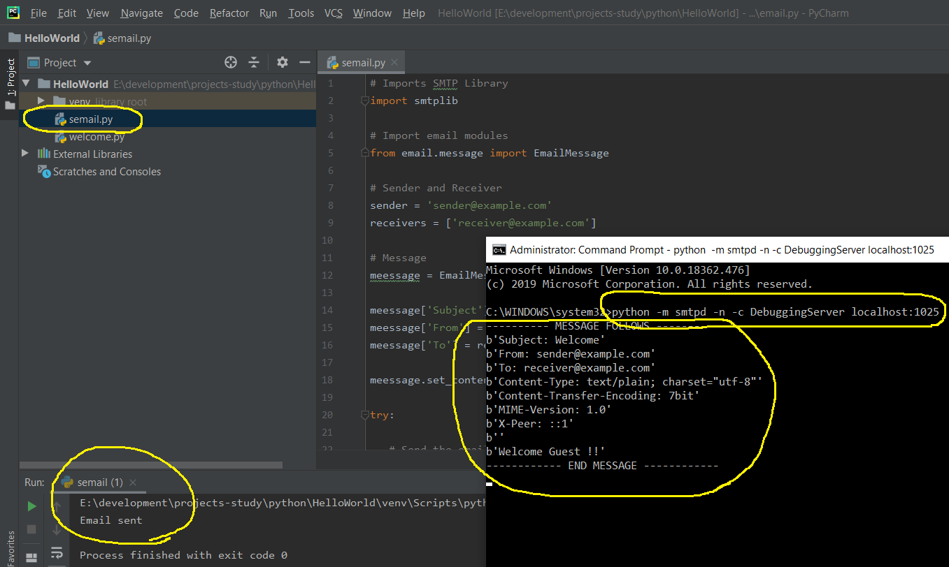 Python Email Output Python Email Output