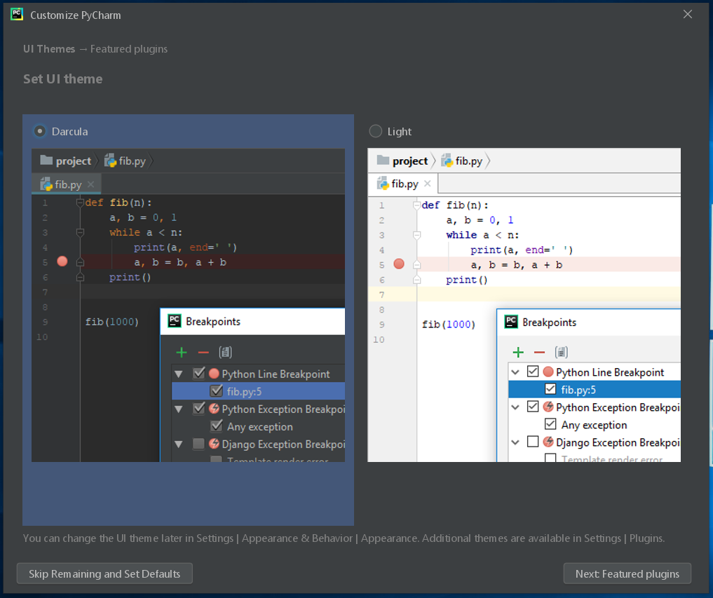 Python UI Theme Python UI Theme