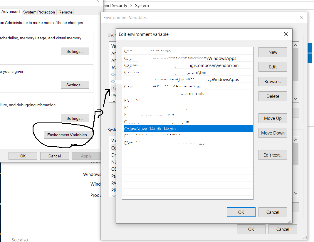 Java Environment Variable