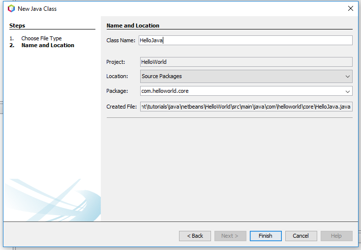 Configure Java Program