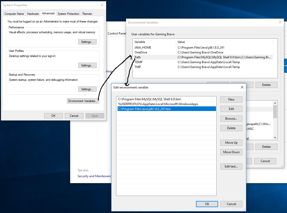 Java Installation - Environment Variable