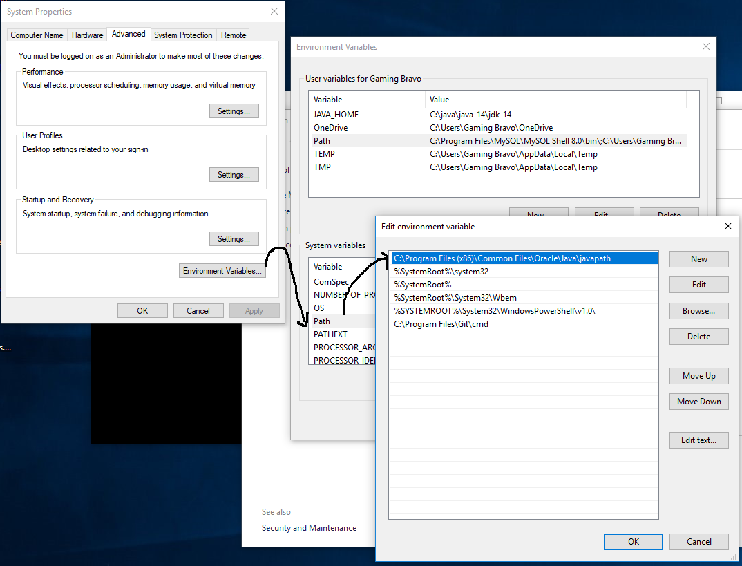 NetBeans 11 - Local Environment Variable