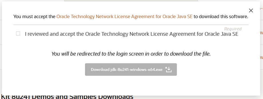 Accept License Agreement