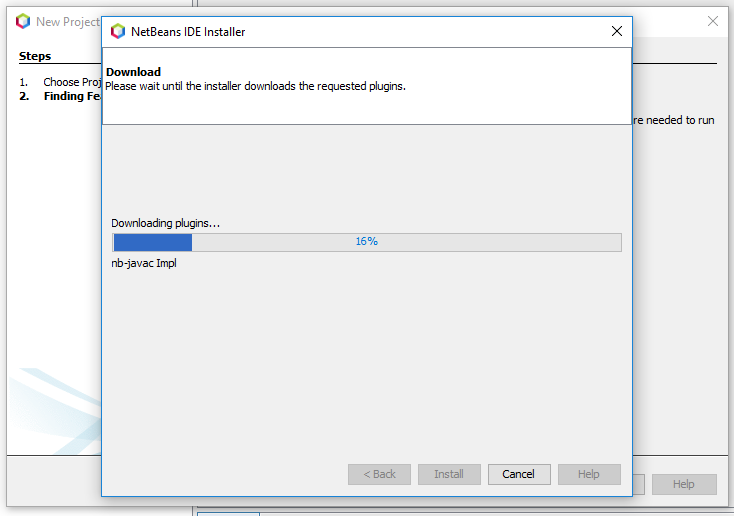 NetBeans 11 - Extension Progress NetBeans 11 - Extension Progress