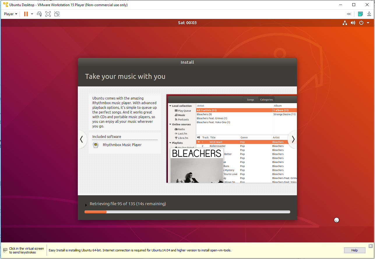 Ubuntu Virtual Machine