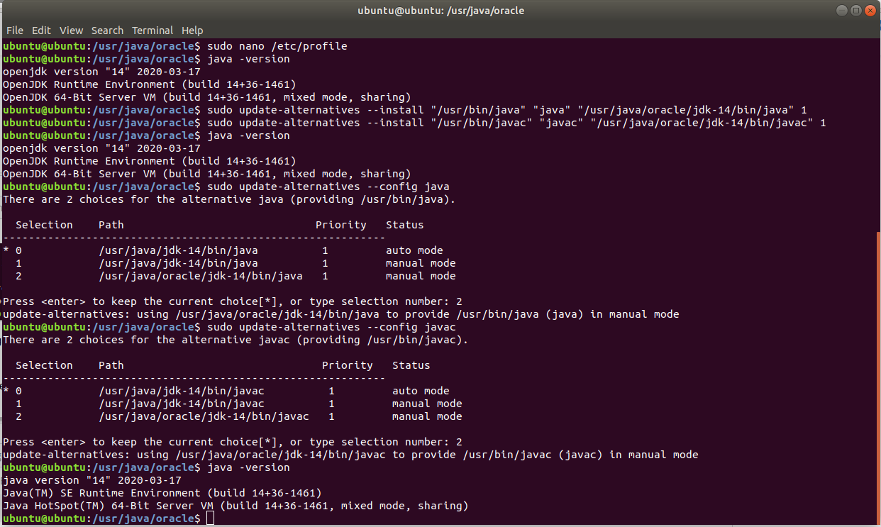Activate Java Activate Java