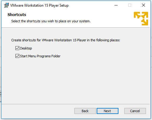 VMware Workstation Player - Shortcuts