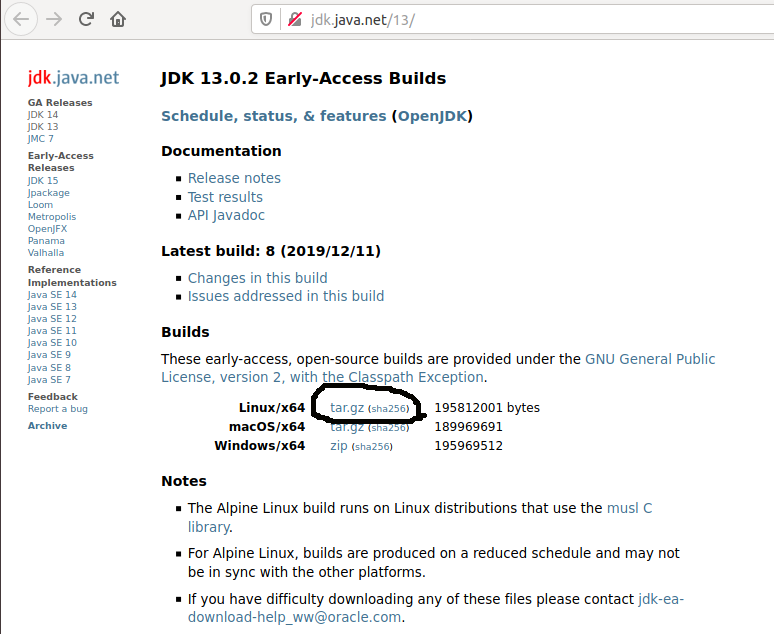 OpenJDK 13 Download