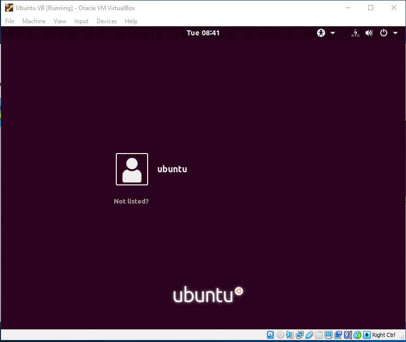 Ubuntu On VirtualBox - Welcome