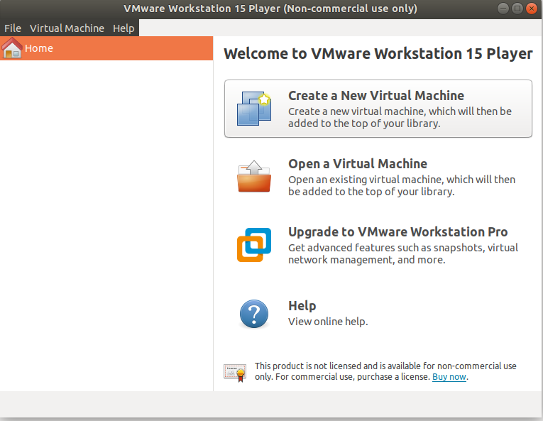 VMware - Ubuntu - Welcome