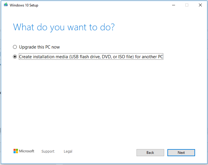 Windows 10 - Create ISO