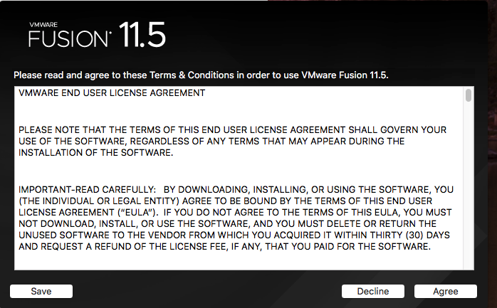 VMware Fusion - License