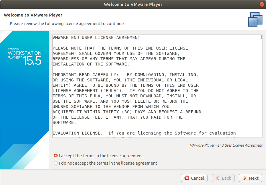 VMware - Ubuntu - Welcome VMware - Ubuntu - Welcome