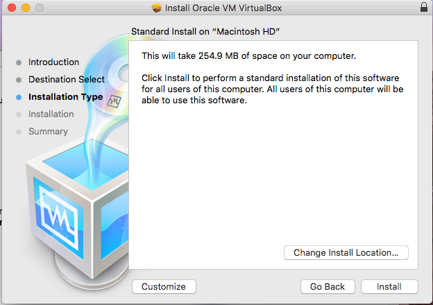 VirtualBox - macOS - Installation Path VirtualBox - macOS - Installation Path