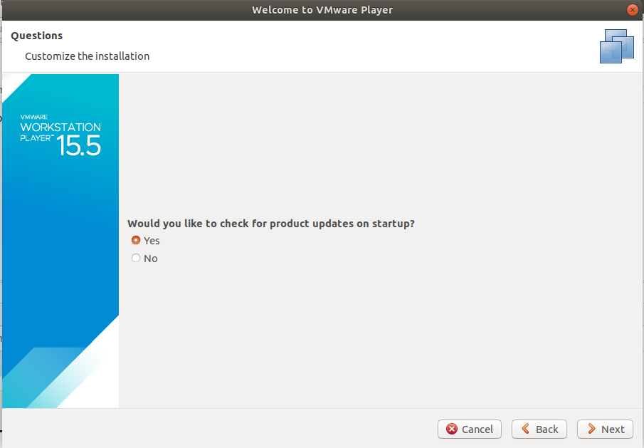 VMware - Ubuntu - Check Updates VMware - Ubuntu - Check Updates