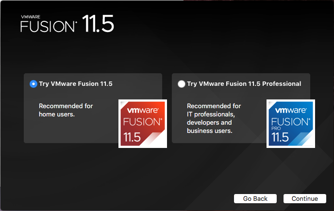 VMware Fusion - Regular or Pro