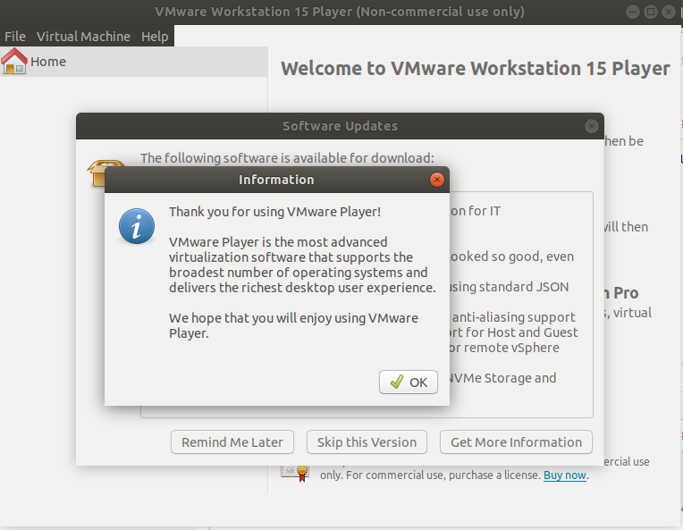 VMware - Ubuntu - Welcome