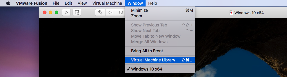 VMware Fusion - Delete Virtual Machine - Show All