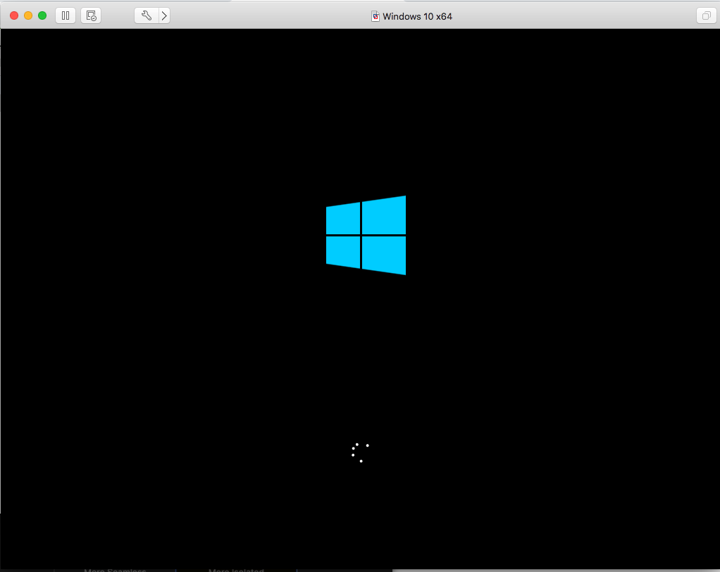 Windows - VMware Fusion - Loading