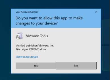 Windows - VMware Tools - Permissions