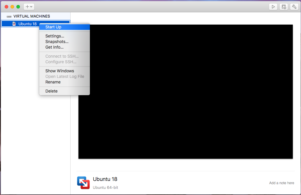 VMware Fusion - Library