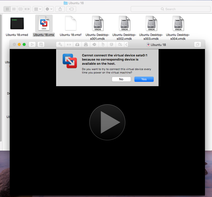 VMware Fusion - Windows Virtual Machine - Virtual Device VMware Fusion - Windows Virtual Machine - Virtual Device