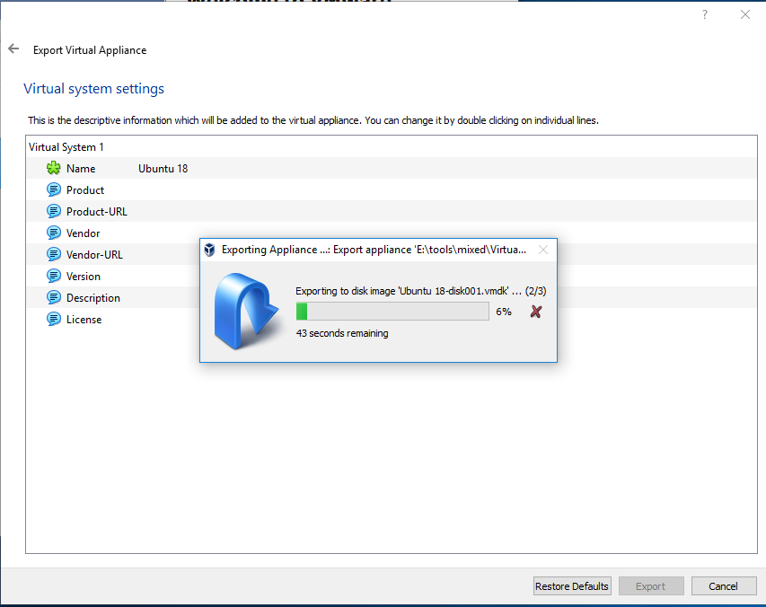 export virtualbox to vmware export virtualbox to vmware